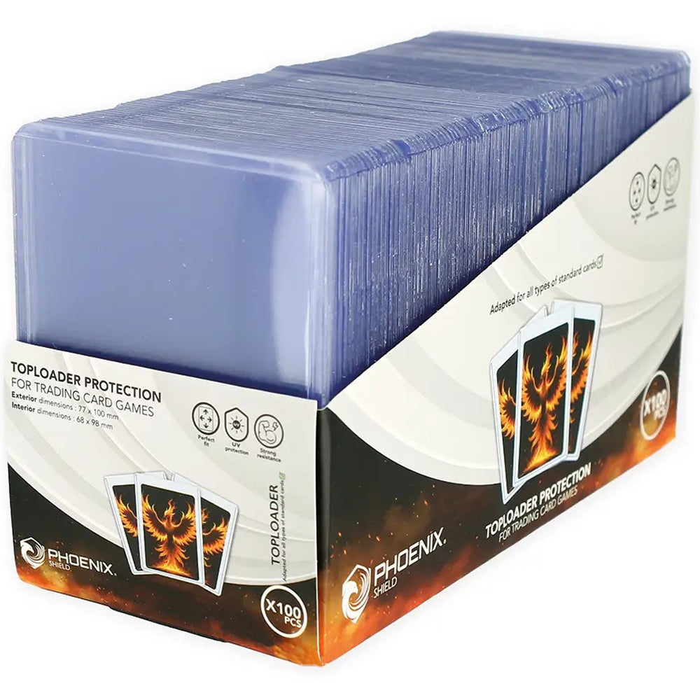 Phoenix Shield - Sleeves - Renforcées - Toploader - 3x4" Clear Regular - par 100