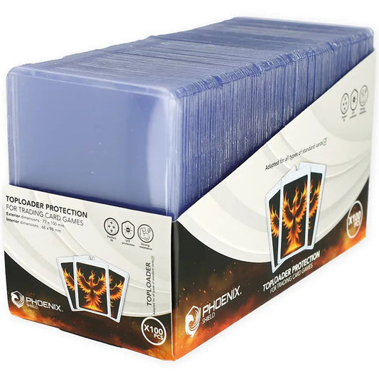 Phoenix Shield - Sleeves - Renforcées - Toploader - 3x4" Clear Regular - par 100