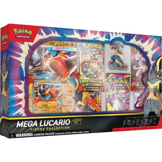 Pokémon - Coffret - 5 boosters - FIGURINE COLLECTION - MEGA LUCARIO